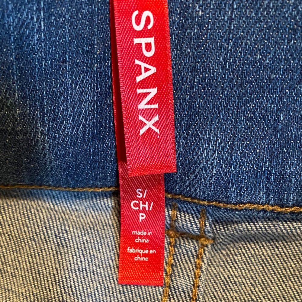 SPANX Women's Ankle Straight Leg Jeans - Vintage Indigo - NWT - Picture 5 of 5
